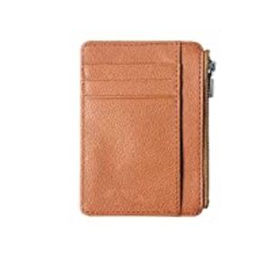 NEW Minimalist Thin Lightweight Card Case Wallet Brown